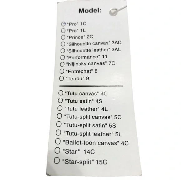 SANSHA Ligne Danse Ballet Slippers Pro 1C Tan / Flesh Size 10M NWT - Picture 8 of 9